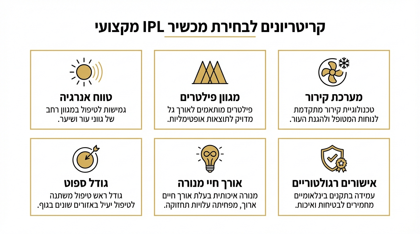בחירת מכשיר IPL מקצועי לקליניקה