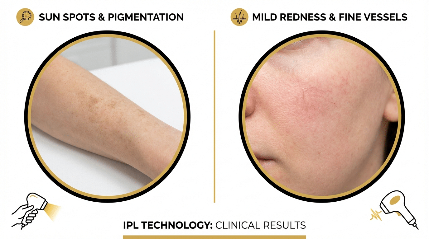 בעיות עור שמכשיר IPL מטפל בהן